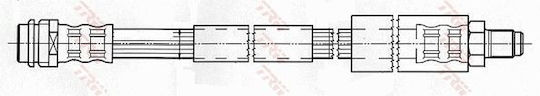 Trw Bremsschlauch Phb526