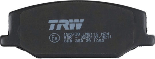 Trw Gdb383 Комплект Спирачни Накладки Дискови Спирачки