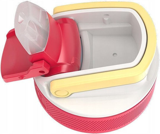 Kambukka Sticlă Pentru Copii din Plastic Cu Pai Antivărsare Galben 400ml