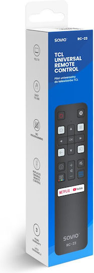 Savio Universal TV Remote Control for TCL Televisions