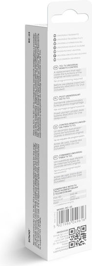 Savio Universal TV Remote Control for TCL Televisions