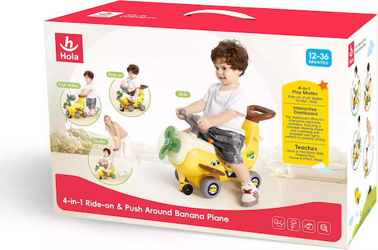 Hola Toys Ride On για 36+ μηνών με Ήχους Πολύχρωμο