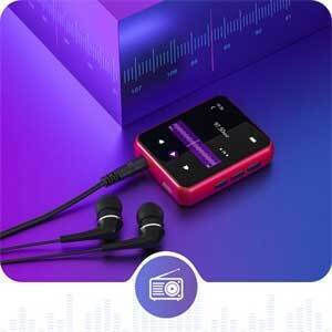 Joliker MP3 Player (32GB) with IPS Touch Screen 1.8" Red 764832274364