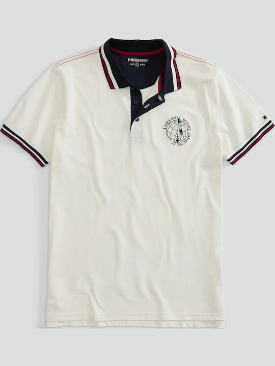Polo Kurzarmbluse Weiß