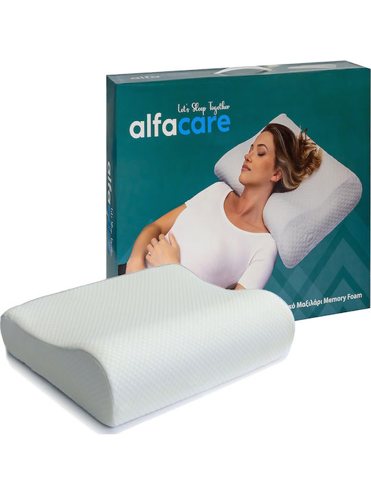 Alfa Care Economy Bed Pillow Memory Foam Anatomic 40x50x10cm