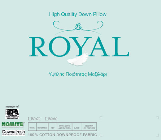 Vesta Home Royal Kopfkissen Gefiedert 50x70cm
