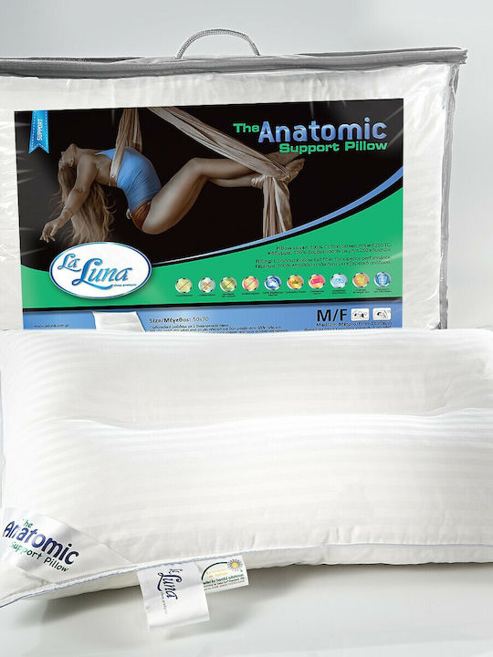 La Luna Anatomic Μαξιλάρι Ύπνου Σιλικόνης Ανατομικό 50x70cm