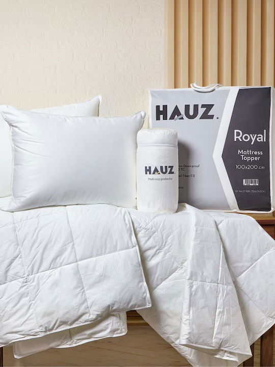 Hauz Μαξιλάρι Ύπνου Microfiber Ανατομικό 51x91cm