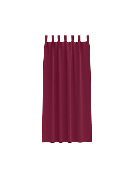 vidaXL vidaXL Vorhänge Fenster mit Obere Registerkarte Rote 140x260cm