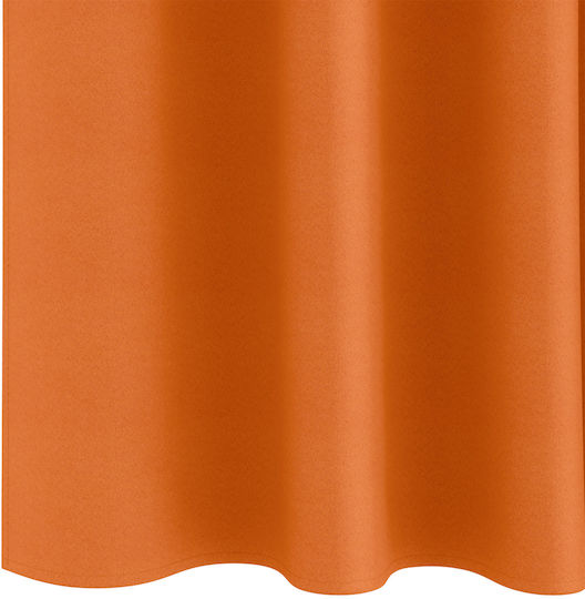 vidaXL Set Vorhänge mit Bleistiftfalten Orange 140x225cm