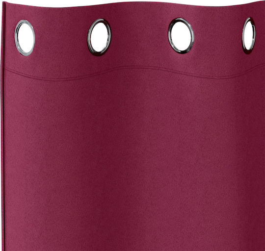 vidaXL vidaXL Vorhänge Fenster mit Grommets Rote 140x175cm