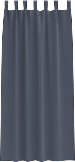 vidaXL Set Perdele Cu Bretele Gri 140x245 Cm