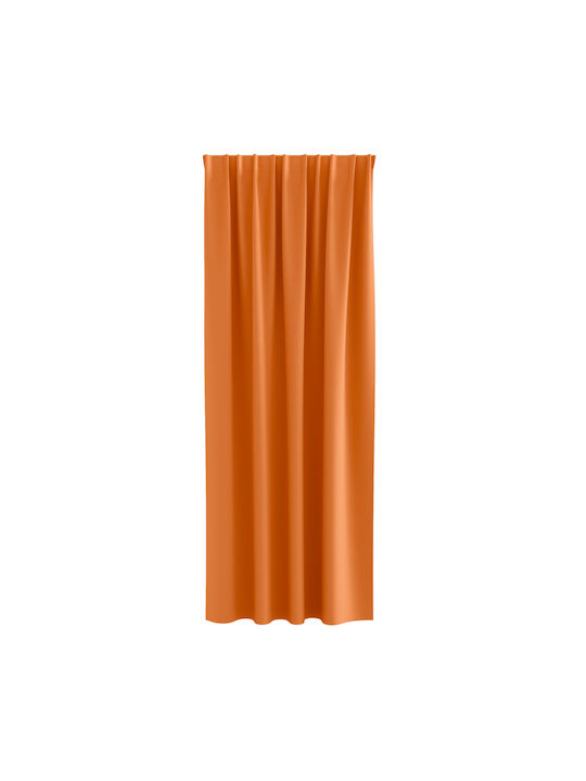 vidaXL vidaXL Window Curtains Set with Pencil Pleat Orange 140x245cm