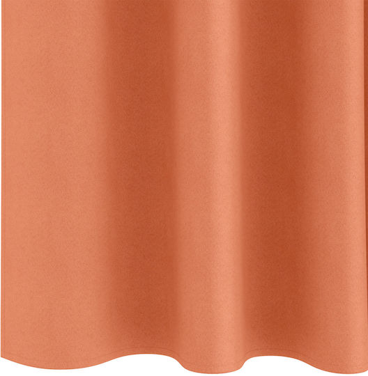 vidaXL Set Vorhänge mit Bleistiftfalten Orange 140x225cm