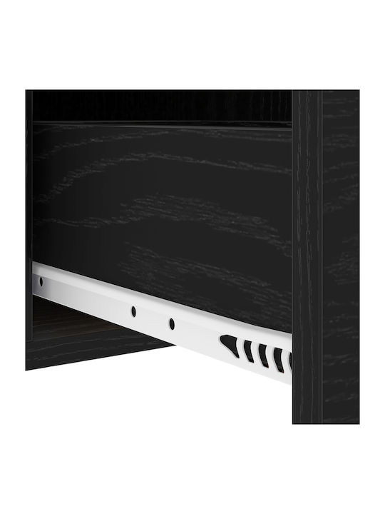 Nachttisch Black oak 30x48x61cm