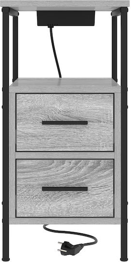 Комоди Дървени Grey Sonoma 2бр 30x48x61см