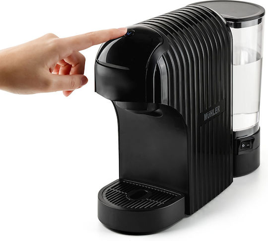 Muhler Pod Coffee Machine Nespresso Pressure 20bar Black