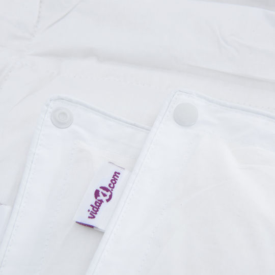 vidaXL Duvet Single Down 135x200cm White