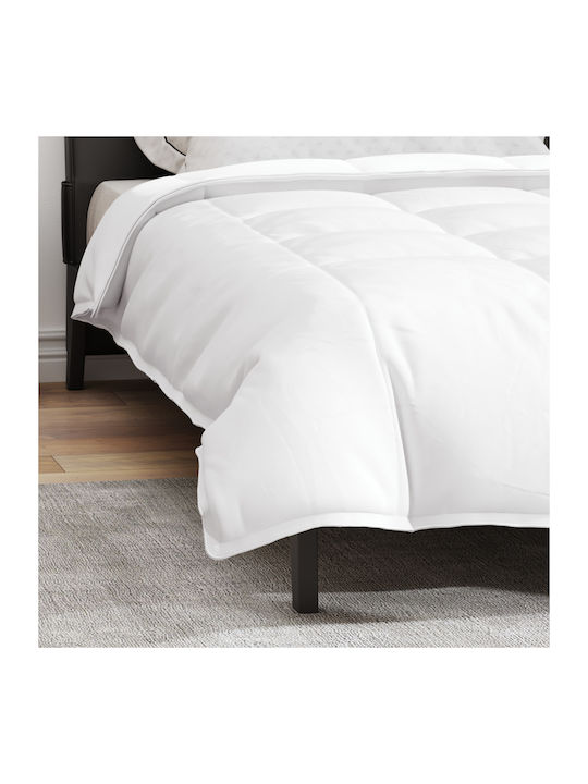 vidaXL Duvet Single Down 135x200cm White