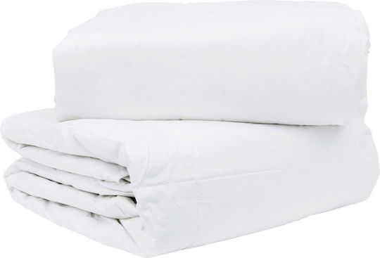 vidaXL Duvet Double Down 200x220cm White