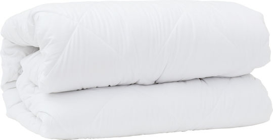 vidaXL Bettdecke Großes Doppelbett mit Microfiber-Füllung 220x240cm White