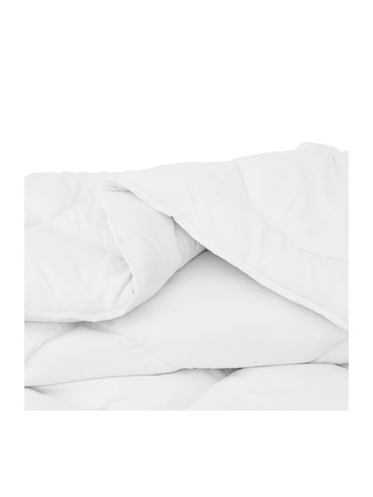 vidaXL Bettdecke Großes Doppelbett mit Microfiber-Füllung 220x240cm White
