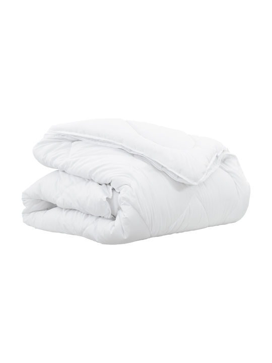 vidaXL Bettdecke Großes Doppelbett mit Microfiber-Füllung 220x240cm White