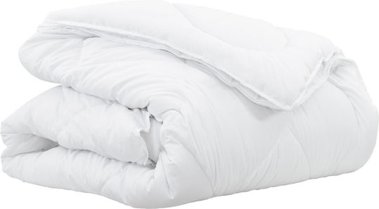 vidaXL Bettdecke Großes Doppelbett mit Microfiber-Füllung 220x240cm White