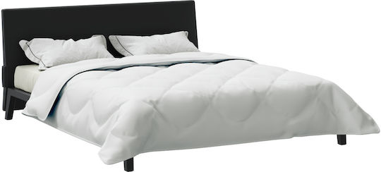 vidaXL King Size Decke 260x220cm Weiß