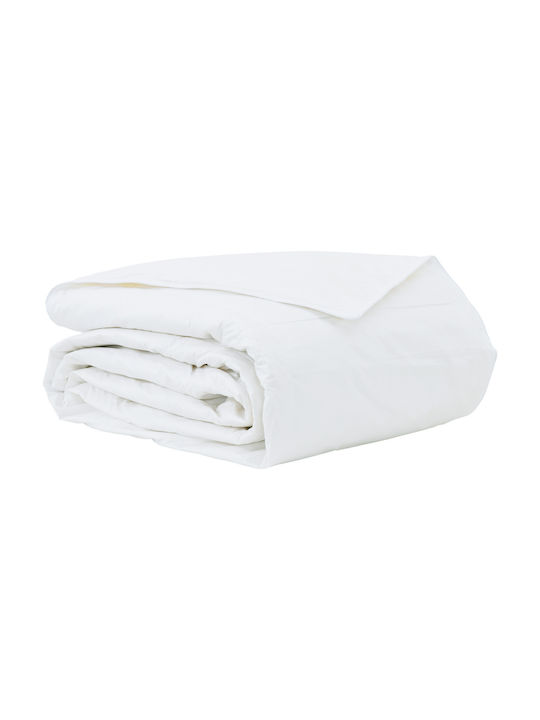vidaXL King Size Blanket 260x220cm White