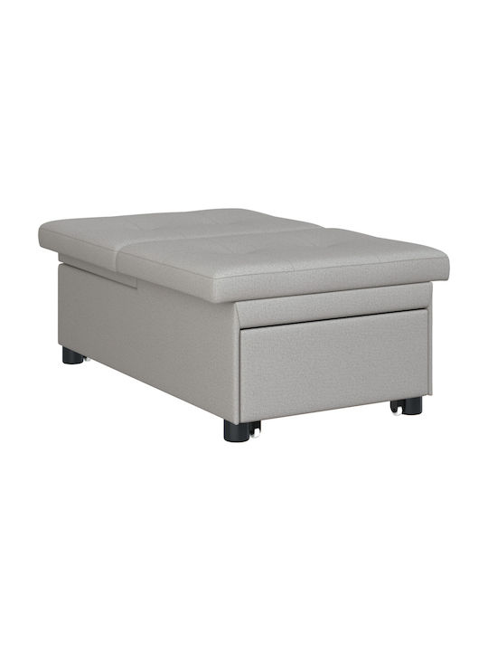 Schlafsessel Light Grey 191x67x82cm