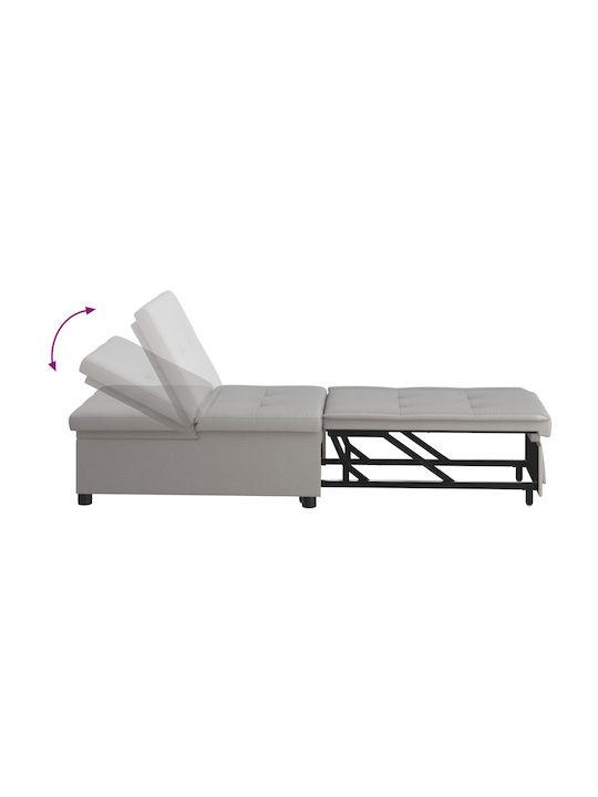 Schlafsessel Light Grey 191x67x82cm