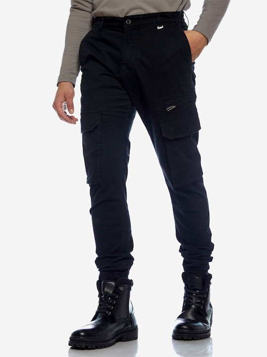 Trousers Cargo Elastic Black