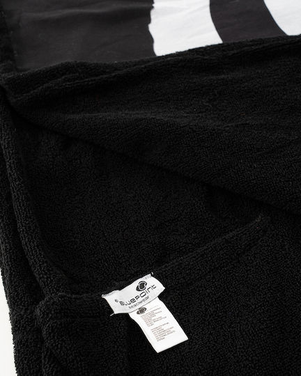 Bluepoint Beach Towel Black with Fringes 180x100cm.