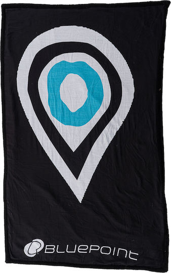 Bluepoint Beach Towel Black with Fringes 180x100cm.