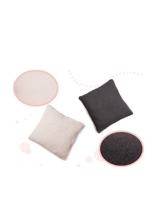 Loco Hängesessel Einzeln Stoff Schwarz 90x120cm