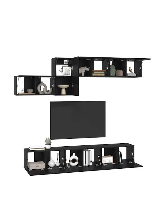 Wohnzimmer TV-Einheit Black Oak L60xB30xH30cm