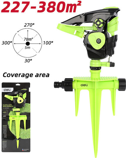 Deli Irrigation Nozzle with Maximum Throw Angle 360° Green
