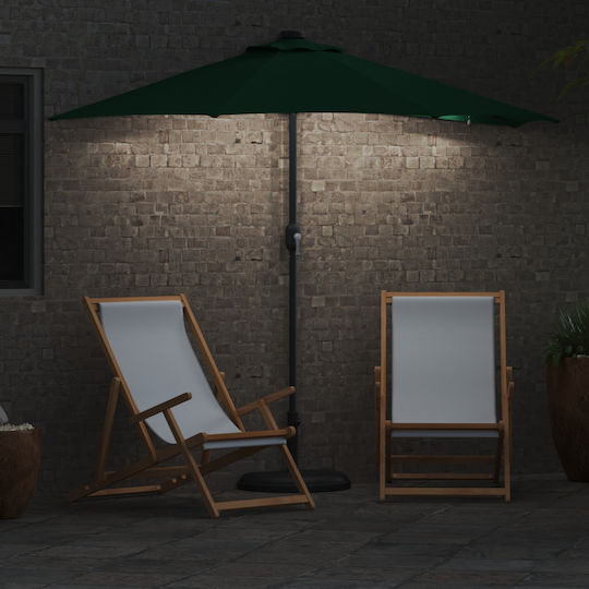 Hanging Aluminum Garden Parasol Green 2.23x2.23xHeight 2.23m