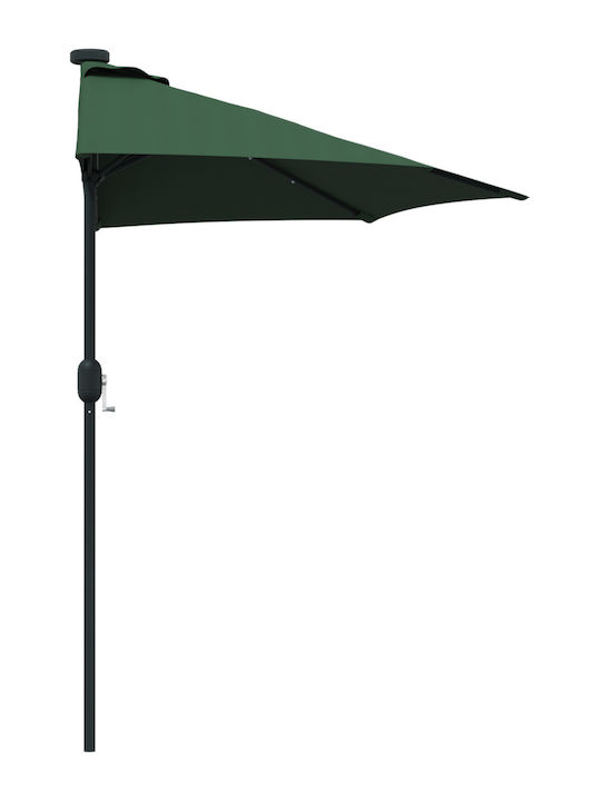 Hanging Aluminum Garden Parasol Green 2.23x2.23xHeight 2.23m