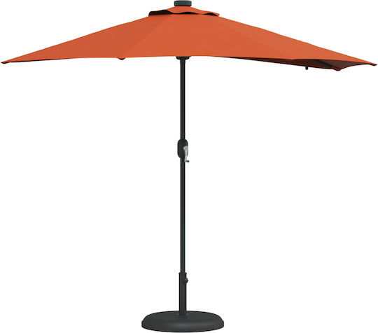 Hanging Aluminum Orange Garden & Terrace Parasol 2.23x2.23xHeight 2.23m