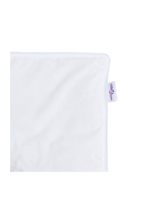 vidaXL Coverlet Single White 140x220cm
