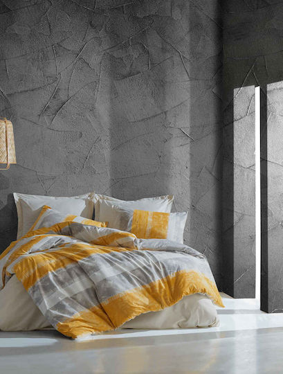 Madi Peels Σετ Υπέρδιπλο Orange 220x240cm 3τμχ