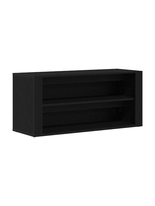 Eingangsmöbel mit Schuhschrank & Bank Black Oak 100x35x45cm