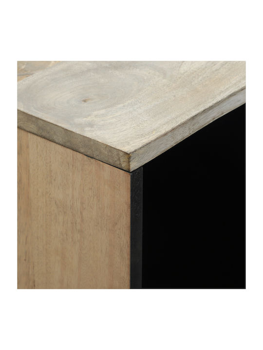 Mobilier de Intrare cu Dulap White and Black 80x33.5x75cm