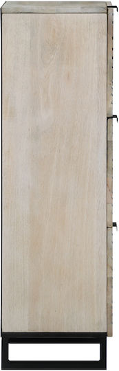 Eingangsmöbel mit Schrank White and Black 40x33.5x110cm