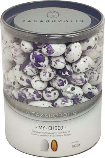 Zaxaropolis Шарени Бадеми My Choco във Форма Класически с Вкус Лимон Лилав 1000гр