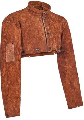Vevor Leather Welding Cape Sleeve Heavy Duty Heat Resistant Cape Sleeve Xxl-size