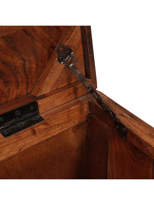 vidaXL Wooden Decorative Box Storage 70x35x40cm