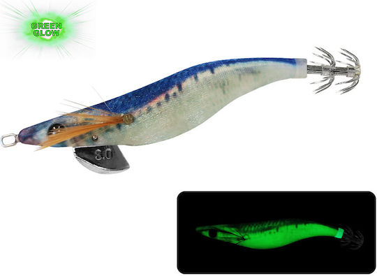Oceanic Egido Real Jerk 3.5s Калмари Jigs Фосфоресциращи Скумрия